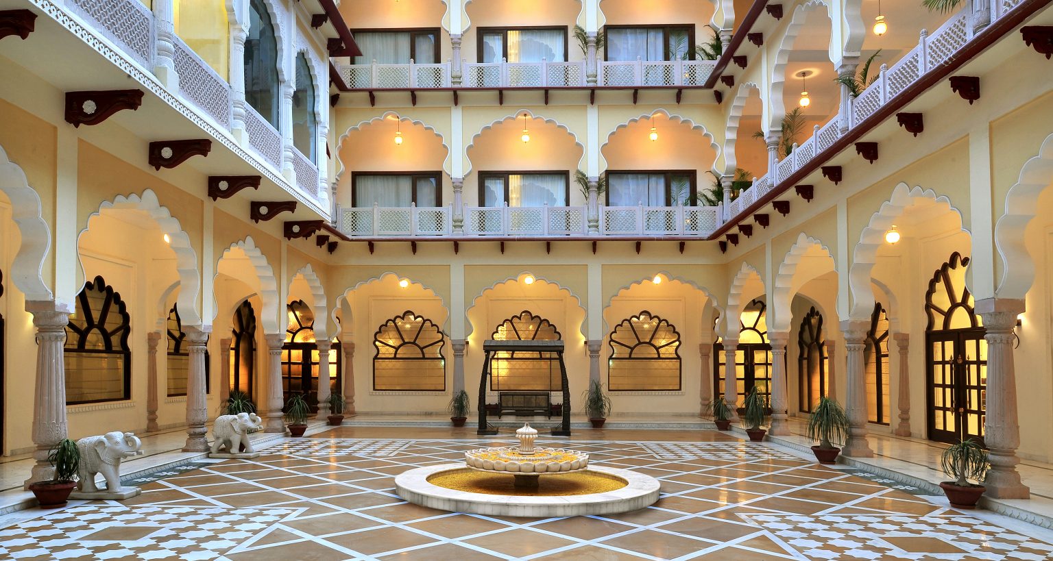 Central Courtyard on Upper Ground Floor Noor Mahal